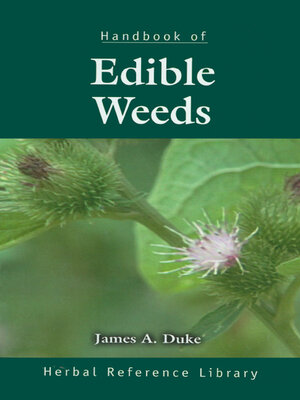 cover image of Handbook of Edible Weeds